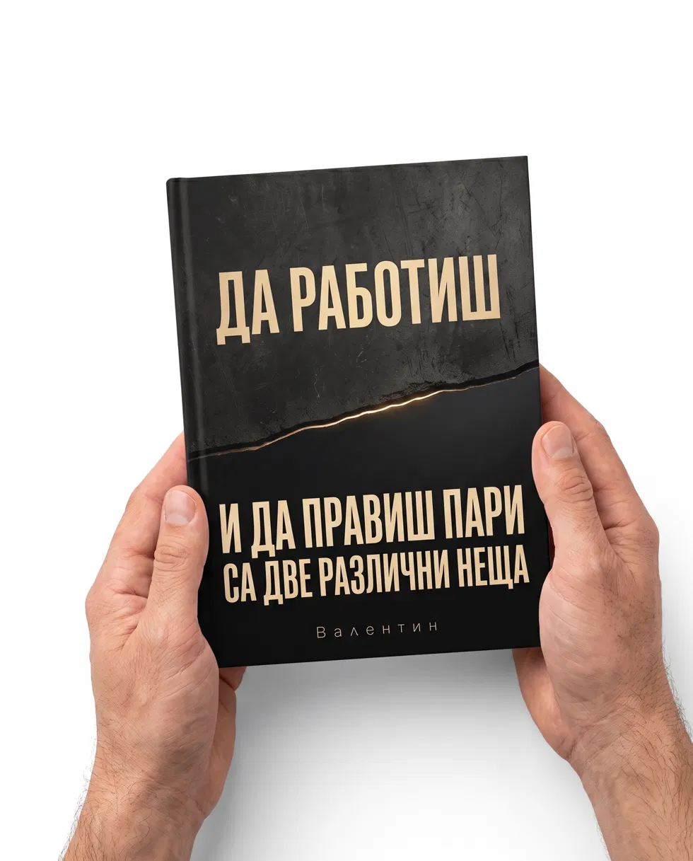 Книгата „Да работиш и да правиш пари са две различни неща“